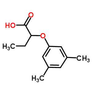2-(3,5-Dimethylphenoxy)butanoic acid Structure,25140-79-8Structure