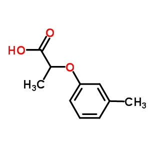 2-(3-Methylphenoxy)propanoic acid Structure,25140-95-8Structure