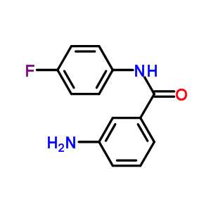 3-氨基-n-(4-氟苯基)苯甲酰胺结构式_251446-38-5结构式