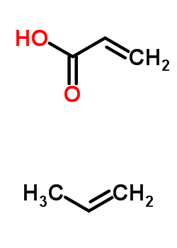 丙烯丙烯酸共聚物结构式_25214-24-8结构式