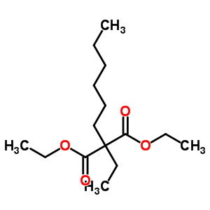 2-乙基-2-己基丙二酸 1,3-二乙酯结构式_25234-24-6结构式