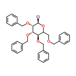 Chloro 2,3,4,6-tetra-o-benzyl-|á-d-glucopyranoside Structure,25320-59-6Structure
