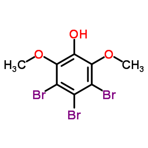 3,4,5-三溴-2,6-二甲氧基-苯酚结构式_2539-27-7结构式