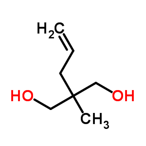 2-烯丙基-2-甲基-1,3-丙二醇结构式_25462-37-7结构式