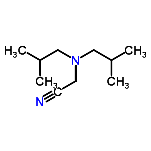2-[双(2-甲基丙基)氨基]-乙腈结构式_25553-97-3结构式