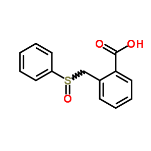 2-[(苯基亚磺酰基)甲基]苯甲酸结构式_25562-83-8结构式