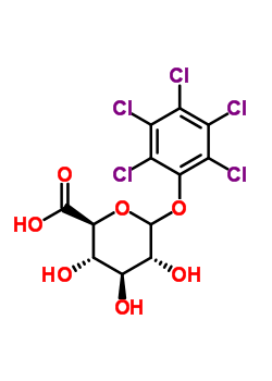 五氯苯酚葡萄糖苷酸结构式_25631-33-8结构式