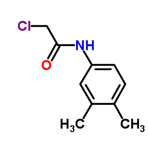 2-氯-N-(3,4-二甲基苯基)-乙酰胺结构式_2564-04-7结构式