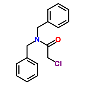 2-氯-N,N-双(苯基甲基)-乙酰胺结构式_2567-51-3结构式