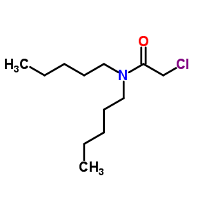 2-氯-N,N-二戊基-乙酰胺结构式_2567-60-4结构式