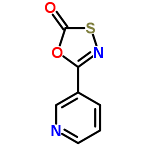 5-(吡啶-3-基)-1,3,4-噁噻唑-2-酮结构式_257286-36-5结构式