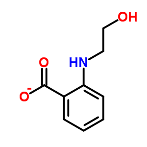 2-(2-Hydroxy-ethylamino)-benzoic acid Structure,25784-00-3Structure