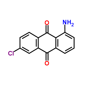 1-氨基-6-氯-9,10-蒽二酮结构式_2606-86-2结构式