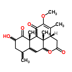 黄苦木素 B/苦楝苦素/苦树素 B结构式_26121-56-2结构式