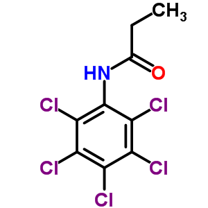 n-(2,3,4,5,6-五氯苯基)-丙酰胺结构式_26320-51-4结构式