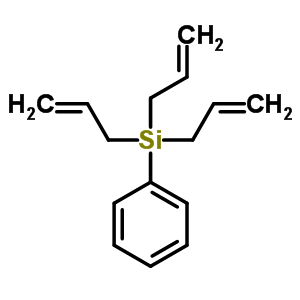 苯基三烯丙基硅烷结构式_2633-57-0结构式