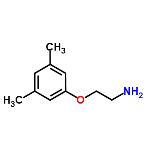 [2-(3,5-二甲基苯氧基)乙基]胺结构式_26646-46-8结构式