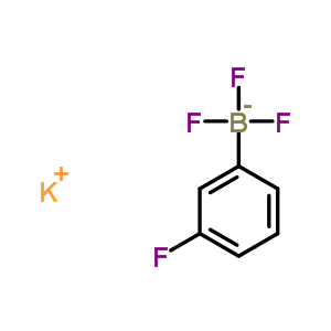 3-氟苯基三氟硼酸钾结构式_267006-24-6结构式