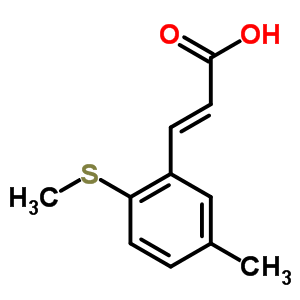 3-[5-甲基-2-(甲基硫代)苯基]-2-丙酸结构式_26830-03-5结构式