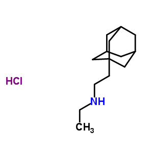 1-(2-Ethylaminoethyl)adamantane hydrochloride hydrate Structure,26831-44-7Structure
