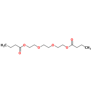 2-[2-(2-丁酰基氧基乙氧基)乙氧基]乙基 丁酸酯结构式_26962-26-5结构式