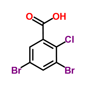 3,5-二溴-2-氯苯甲酸结构式_27003-05-0结构式