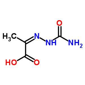 (2E)-2-[(氨基羰基)亚肼基]丙酸结构式_2704-30-5结构式