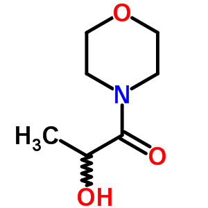 2-羟基-1-(4-吗啉)-1-丙酮结构式_27097-66-1结构式