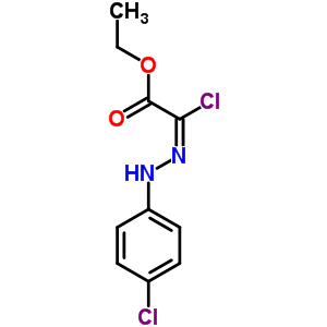 2-氯-2-[2-(4-氯苯基)肼基]-乙酸乙酯结构式_27143-09-5结构式