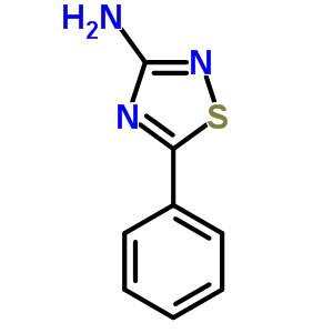 5-Phenyl-1,2,4-thiadiazol-3-amine Structure,27182-54-3Structure