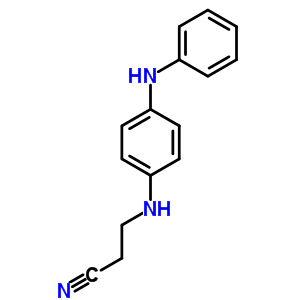 3-[(4-苯胺苯基)氨基]丙腈结构式_27325-83-3结构式