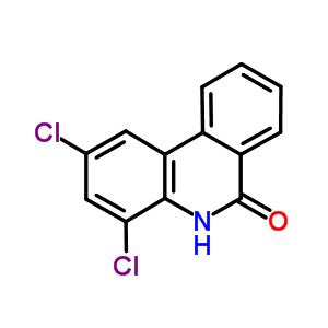 6(5H)-phenanthridinone,2,4-dichloro- Structure,27353-45-3Structure