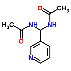 N,N-(3-吡啶亚甲基)双-乙酰胺结构式_2737-77-1结构式