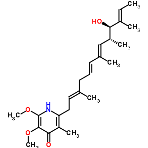 杀粉蝶霉素A结构式_2738-64-9结构式
