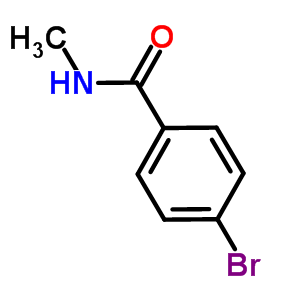 4-溴-n-甲基苯甲酰胺结构式_27466-83-7结构式