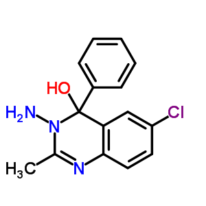 阿普唑仑杂质A结构式_27537-87-7结构式