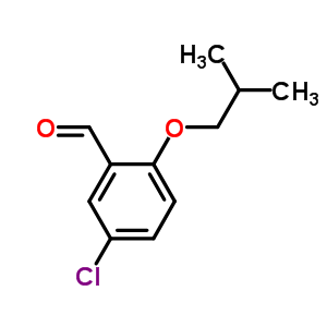 5-氯-2-异丁氧基苯甲醛结构式_27590-77-8结构式
