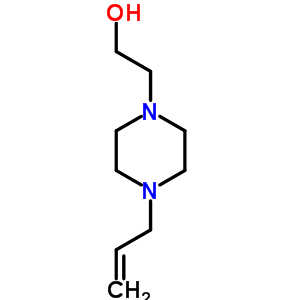 1-烯丙基-4-(2-羟基乙基)-哌嗪结构式_27612-67-5结构式