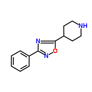 4-(3-苯基-1,2,4-噁二唑-5-基)哌啶盐酸盐结构式_276236-96-5结构式