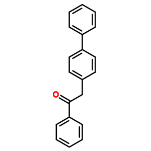 1-苯基-2-(4-联苯)乙酮结构式_27644-00-4结构式