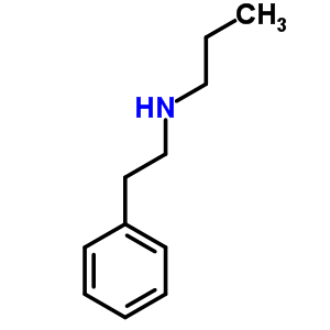 (2-苯乙基)丙胺结构式_27906-91-8结构式