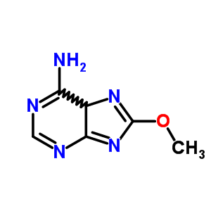 8-甲氧基-5H-嘌呤-6-胺结构式_28128-32-7结构式