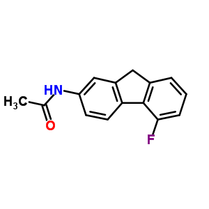 N-(5-氟-9H-芴-2-基)-乙酰胺结构式_2823-90-7结构式