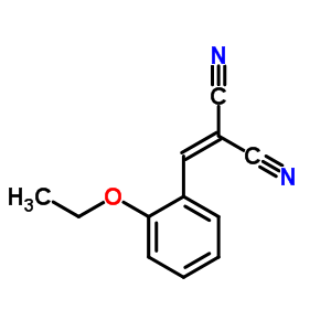 2-[(2-乙氧基苯基)亚甲基]-丙二腈结构式_2826-31-5结构式