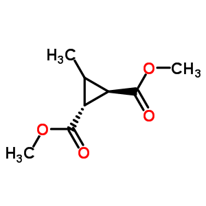 Dimethyl 3-methyl-trans-1,2-cyclopropanedicarboxylate Structure,28363-79-3Structure