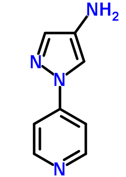 1-(吡啶-4-基)-1H-吡唑-4-胺结构式_28466-04-8结构式