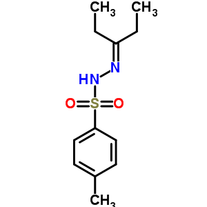3-戊酮对甲苯磺酰腙结构式_28495-72-9结构式