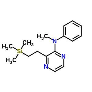 n-甲基-n-苯基-3-[2-(三甲基甲硅烷基)乙基]-2-吡嗪胺结构式_2850-78-4结构式