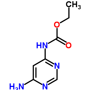 (8CI)-6-氨基-4-嘧啶氨基甲酸乙酯结构式_2852-12-2结构式
