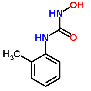 n-羟基-n-(2-甲基苯基)-脲结构式_28788-17-2结构式